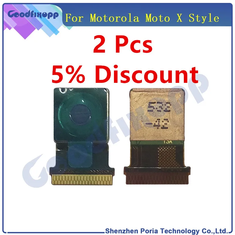

Модули камеры для телефона Motorola Moto X Style XT1570 XT1572, новая оригинальная задняя камера, модуль большой основной камеры, гибкий кабель