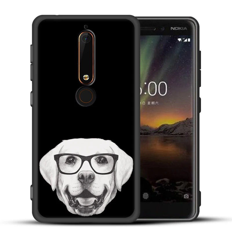 Пять цветов чехол для Nokia 6 2018 противоударный силиконовый 2017 Nokia6 TA-1054 |