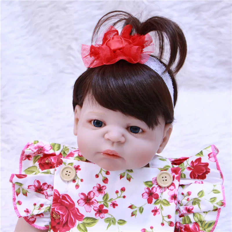 

Кукла reborn, 22 дюйма, 55 см, из силикона, 55 см