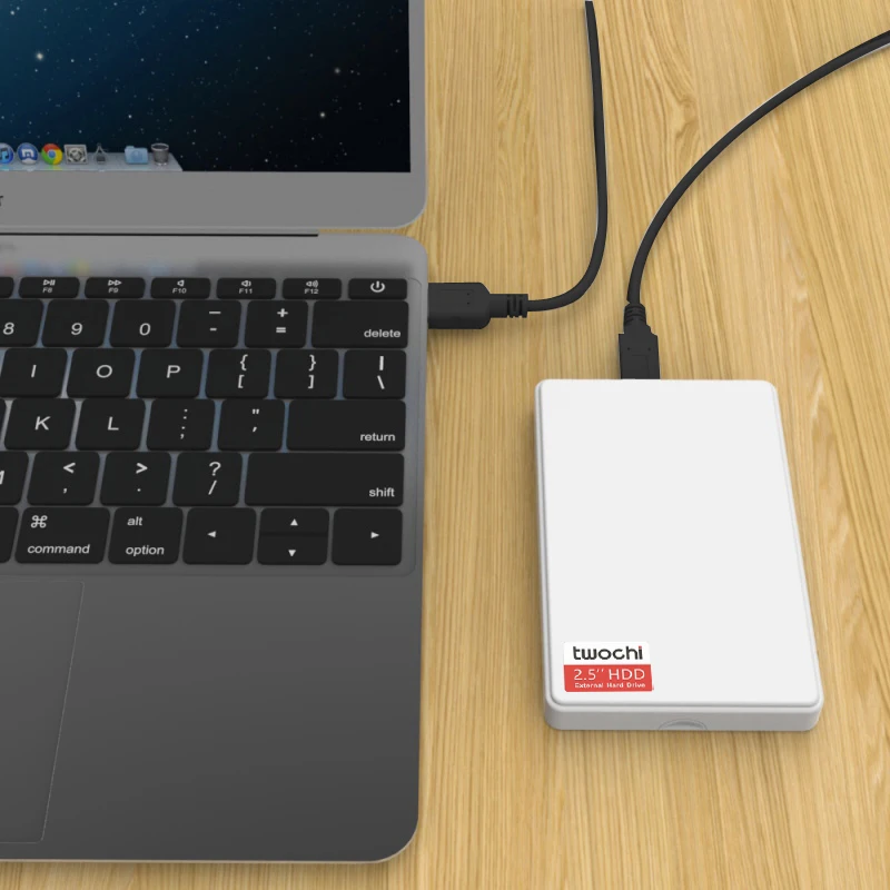 TWOCHI A1 USB3.0 2 5 дюймовый внешний жесткий диск 80 ГБ 120 Гб 160 250 320 500 портативный Plug and Play