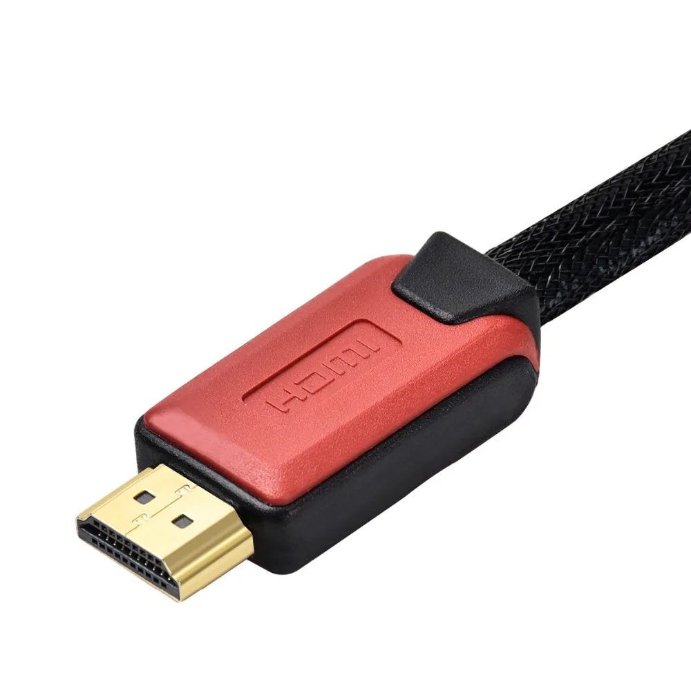 Совместимый с HDMI кабель 2 0 3 м 4K 60 Гц HDCP 28AWG шнур нейлоновой сеткой (медный