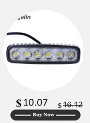 [2 шт/комплект] 12 Вт LED Освещение Spotlight Водонепроницаемый LED 12 В автомобиль работы Лампочки для автомобилей авто Offroad Грузовик лодка спортивный Лампы для мотоциклов