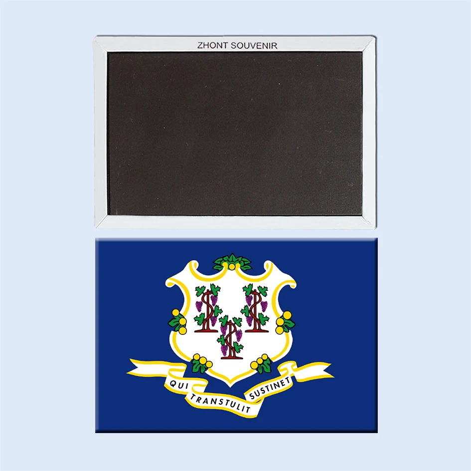 Украшение дома США Символы мускатный орех Коннектикут магнит для холодильника с