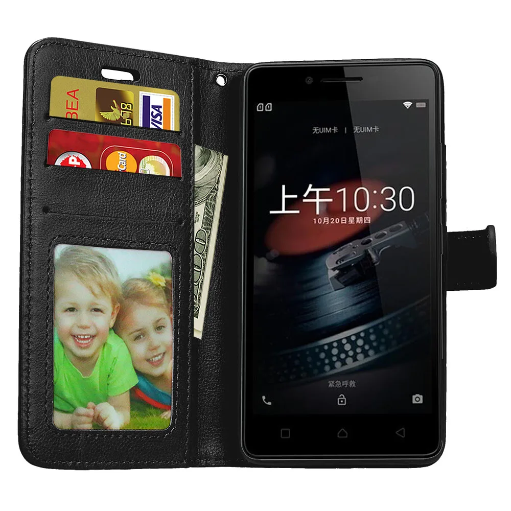 Роскошный многофункциональный 3 слота для карт чехол Lenovo K3 K5 K6 K8 Note кошелек