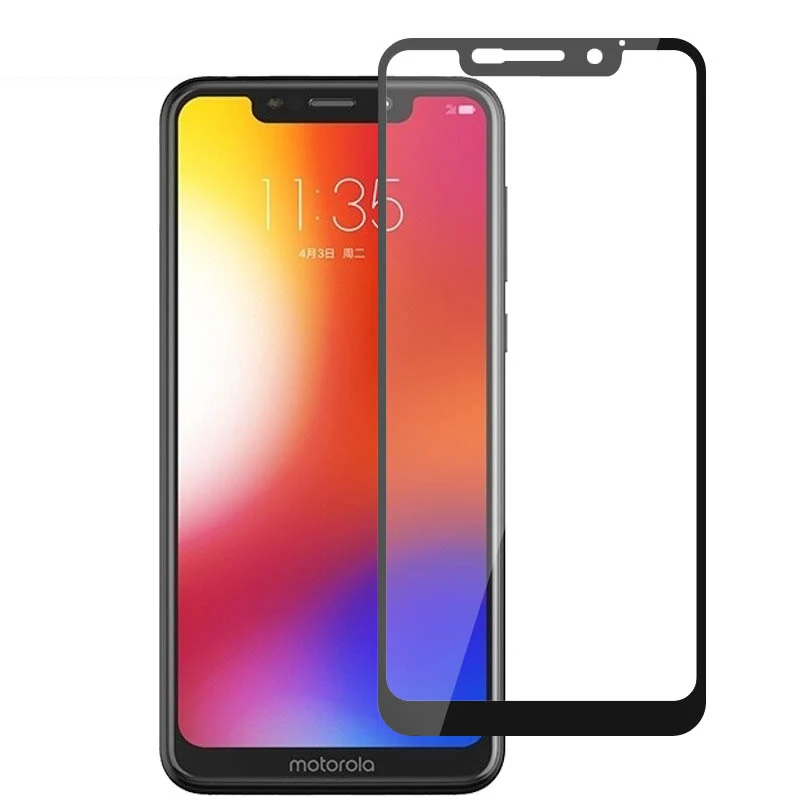 Закаленное 3d стекло для Motorola One Power P30 Note 2 шт. полное покрытие экрана Защитная