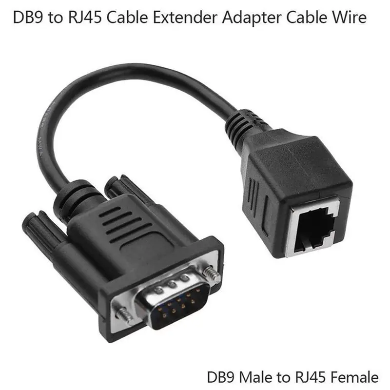 DB9 к RJ45 кабель VGA папа удлинитель адаптер конвертер сетевой провод|Кабели| |