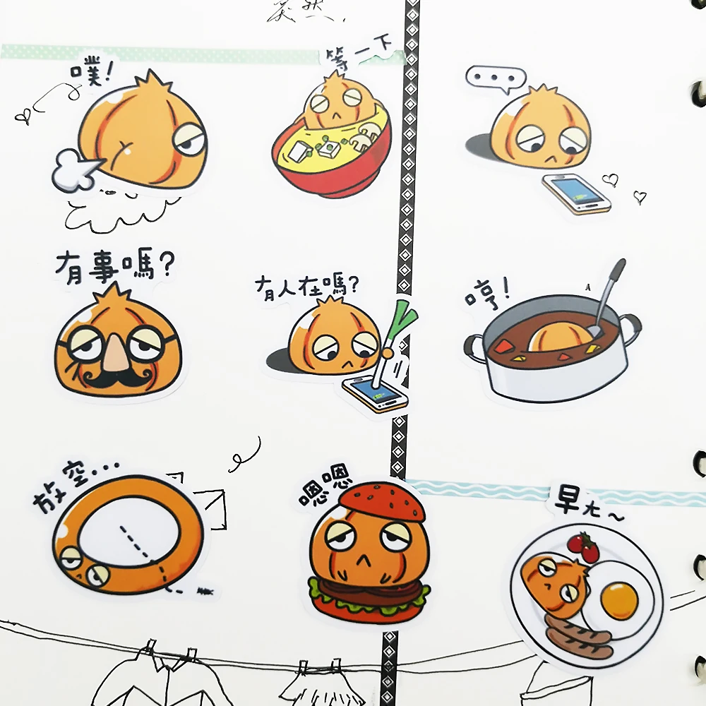20/40 шт креативные милые Kawaii самодельные наклейки для скрапбукинга с изображением