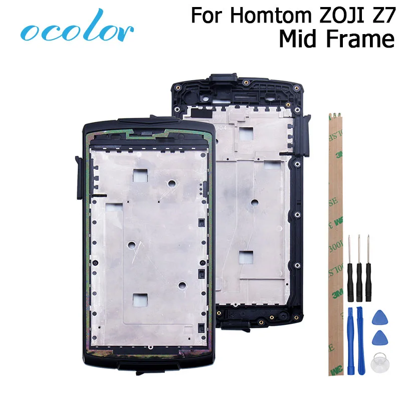 Ocolor для Homtom зоджи Z7 Экран дисплея средняя рамка корпуса чехол Крышка