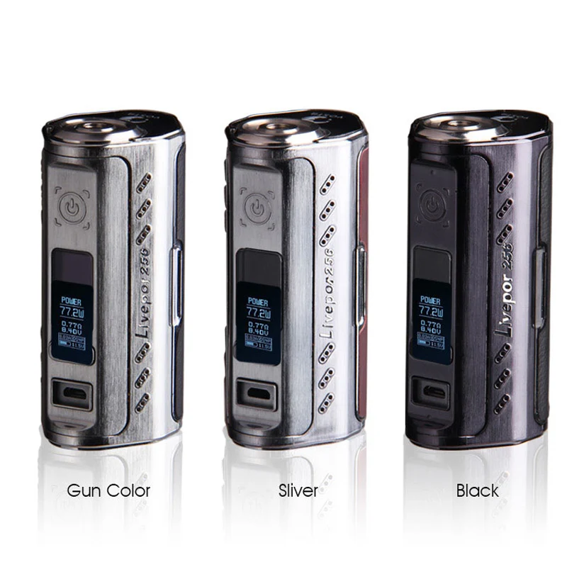 Оригинальная электронная сигарета yosta livepor 256 мод Вт vape обслуживаемый атомайзер