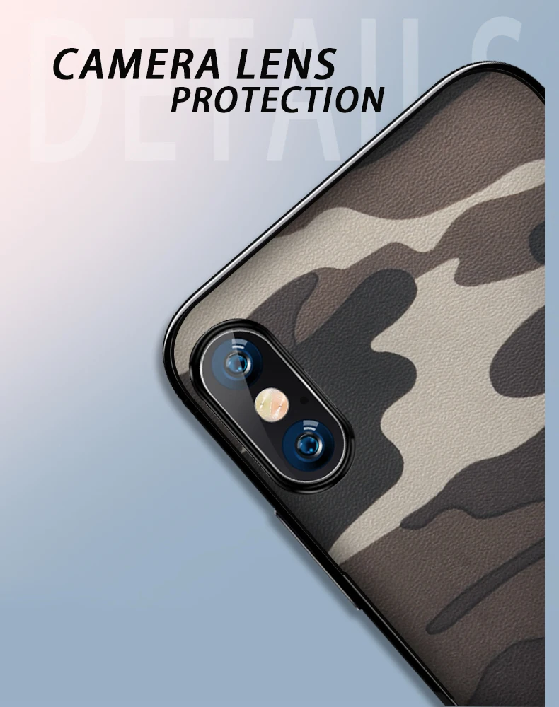 Чехол для iPhone xs max, задняя крышка с камуфляжным рисунком, противоударный защитный чехол s capas MOFi, чехол xr xs x