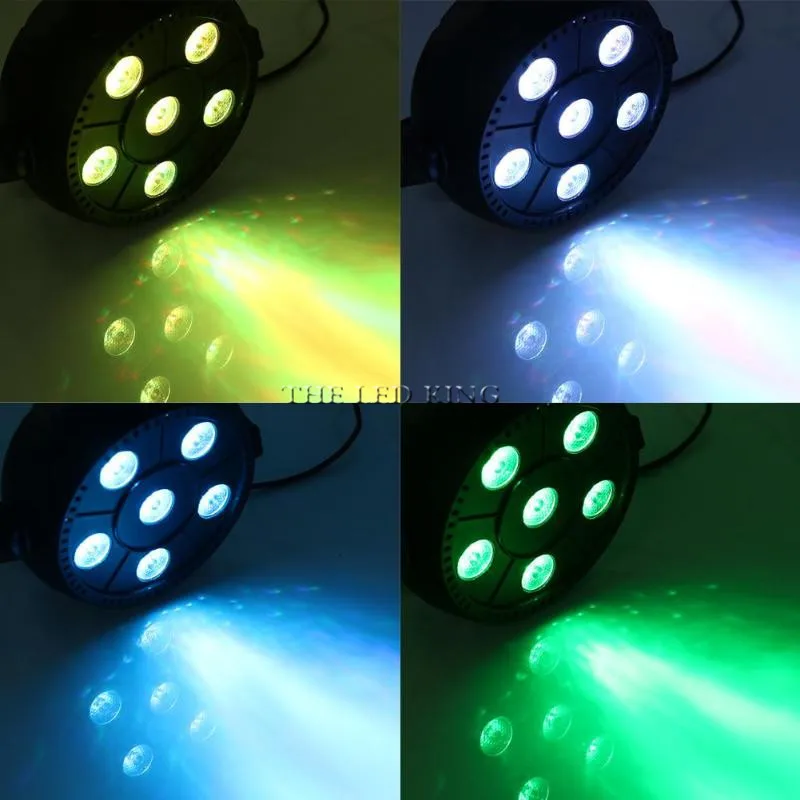 Светодиодный светильник par 6x 3 Вт/6x6 Вт RGB в 1 светодиодный Par с DMX512/Дискотека DJ KTV
