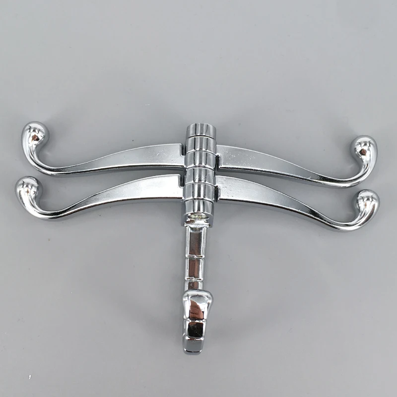 

1x Wall Door Mounted Swing Arm Bathroom Towel Coat Hooks , Dragonfly Shape Robe Hook Wall Door Hanger Rack