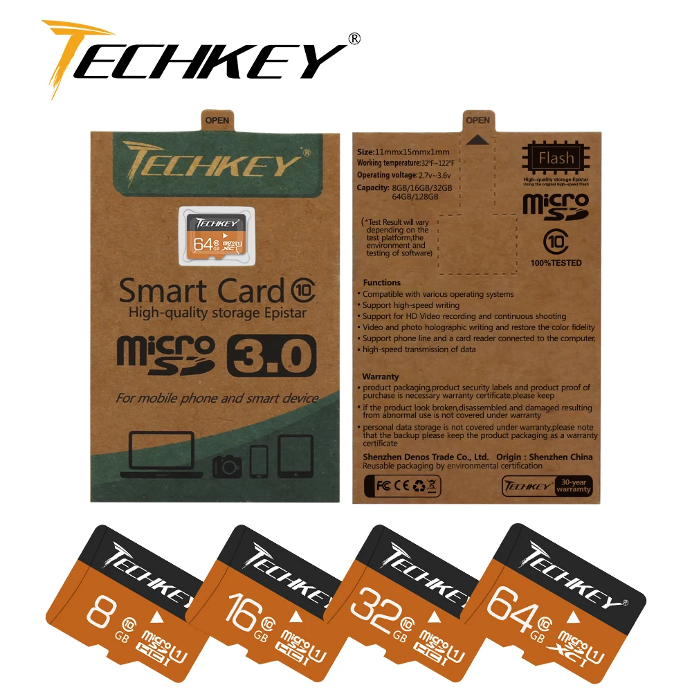 Карта памяти класс 10 64 Гб Micro SD карта 32 ГБ 16 8 TF Ручка Microsd флеш накопитель|micro sd|64gb