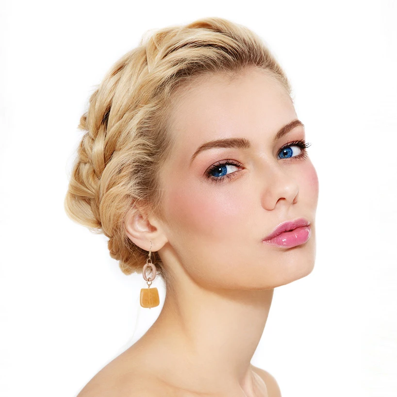 HUISTORY Earrings Fashion Jewelry Cute Statement Acrylic Fruit Color For Women Party Gift | Украшения и аксессуары