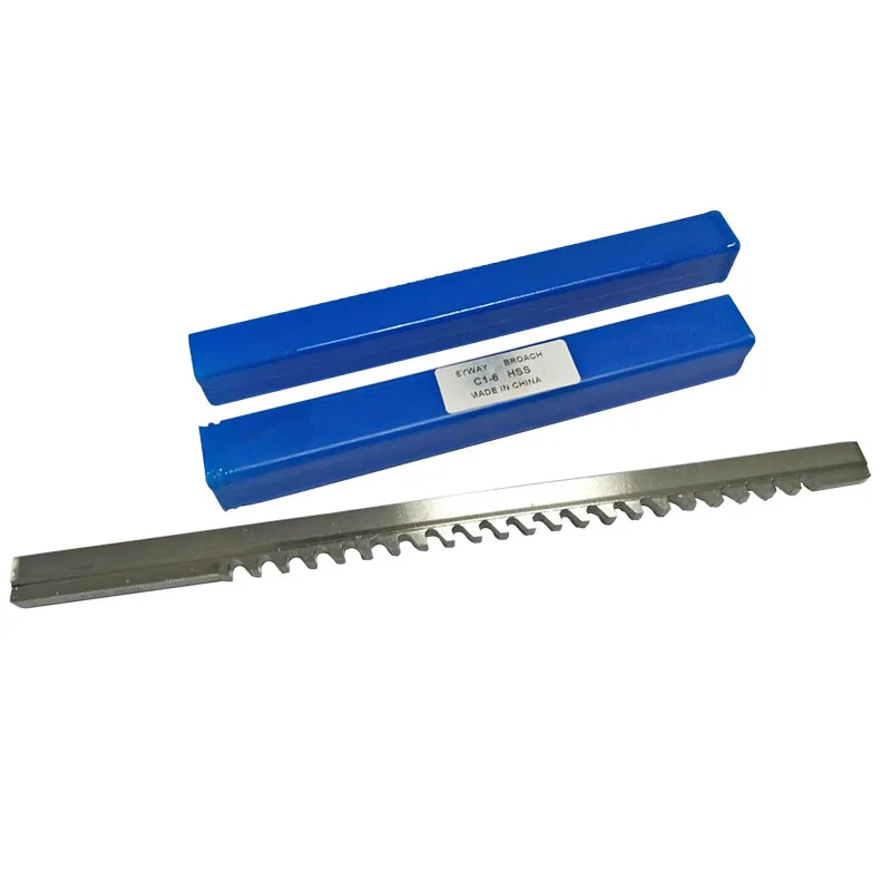 HSS 6 мм C1 Push Type Keyway Broach метрический размер + Shim Режущий инструмент для станка с ЧПУ