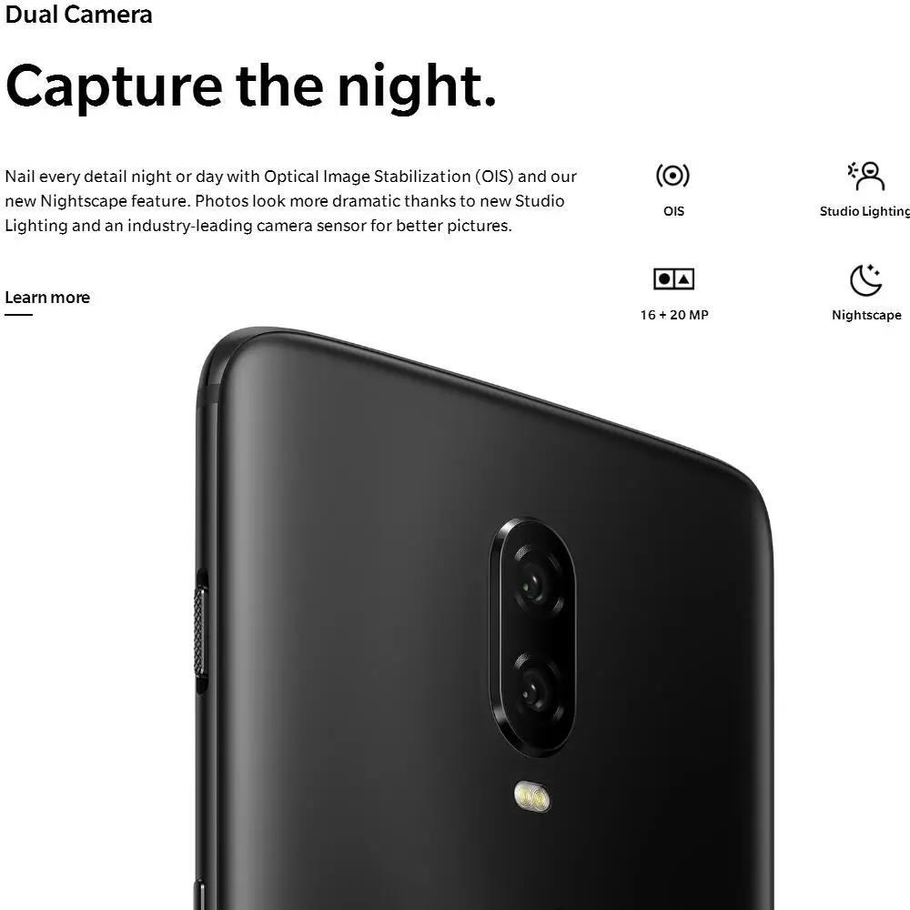 Мобильный телефон Oneplus 6T A6013, 8 ГБ, 128 ГБ, Восьмиядерный процессор Snapdragon 845, экран 6,41 дюйма, разблокировка отпечатков пальцев, NFC, 4G, смартфон, европейская версия