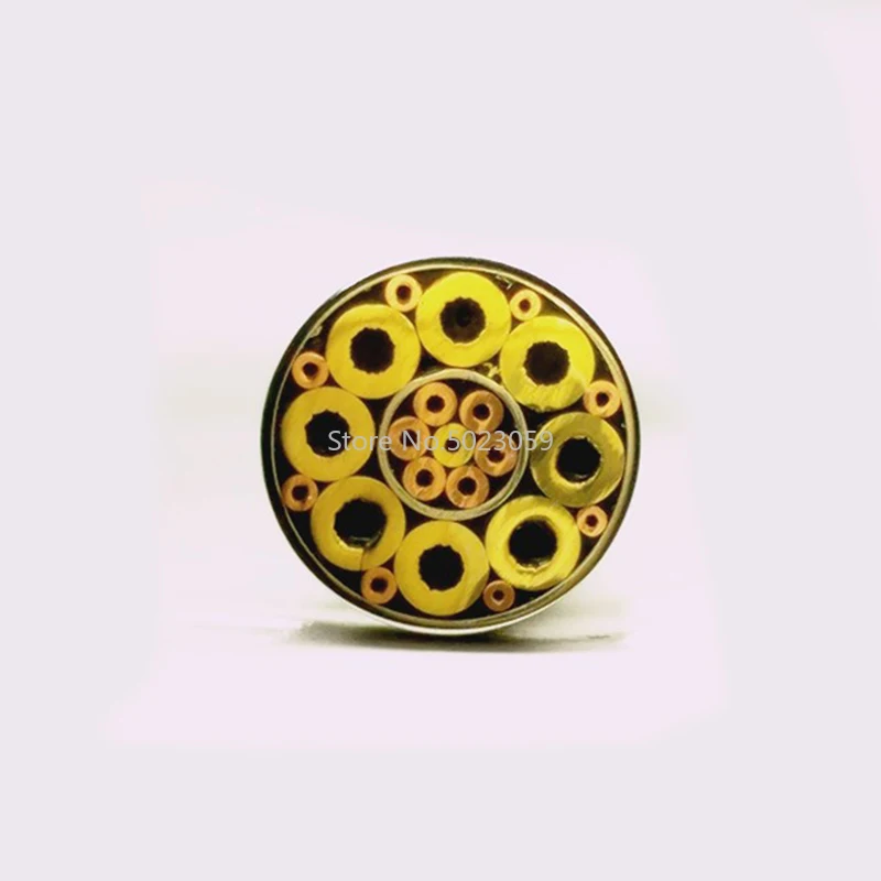 

6mm Diameter DIY Knife Shank Mosaics Pin Rivets 9cm Length Nail Brass Tube+steel Tube #618