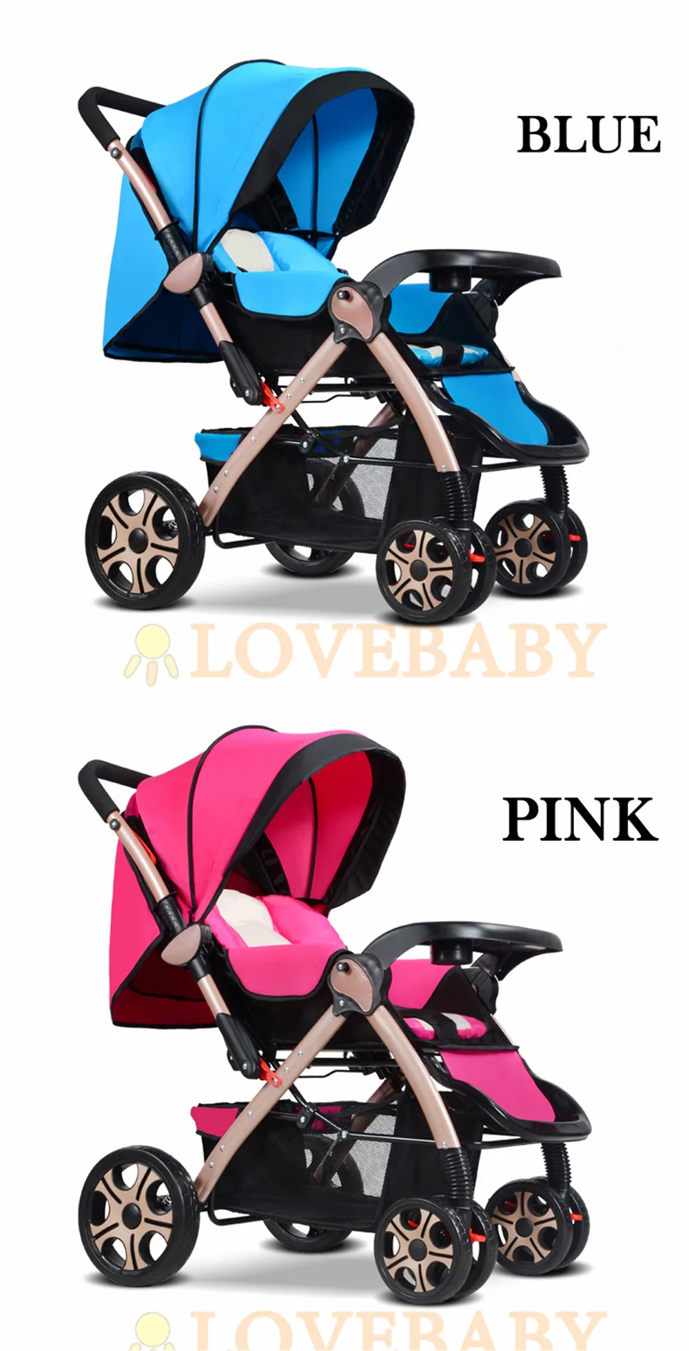 IIILOVEBABY, детская коляска, 3 в 1, светильник, вес, складной светильник, ремень для переноски, костюм, лежа, сиденье, Горячая мама, четыре колеса, коляска для ребенка, автомобиль