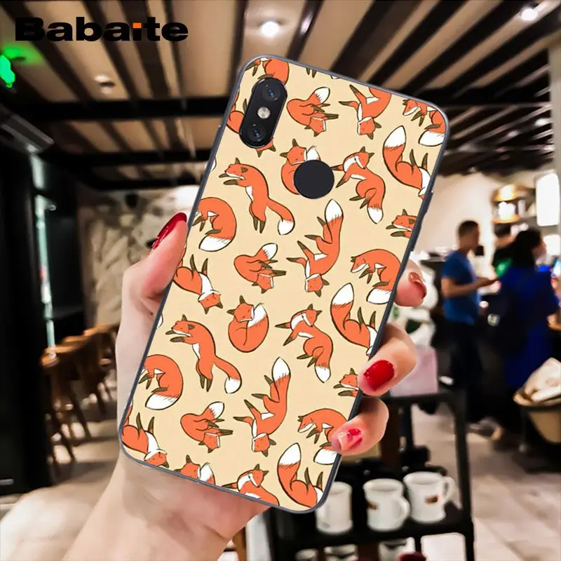 A7 Babaite лиса в осенние листья лес спящий чехол для телефона для Xiaomi MiA1 A2 lite F1 Redmi 6A 4X 5Plus S2 Note7 Redmi Note4 - Цвет: A7