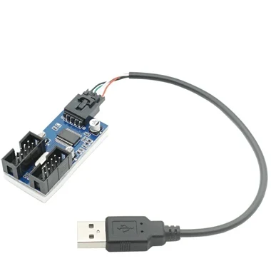 Кабель удлинитель 9 контактный с разъемом USB 2 0 папа|Компьютерные кабели и