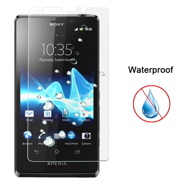Лучшее качество анти-осколочная Защитная пленка для экрана Sony Xperia T LT30P 4 6