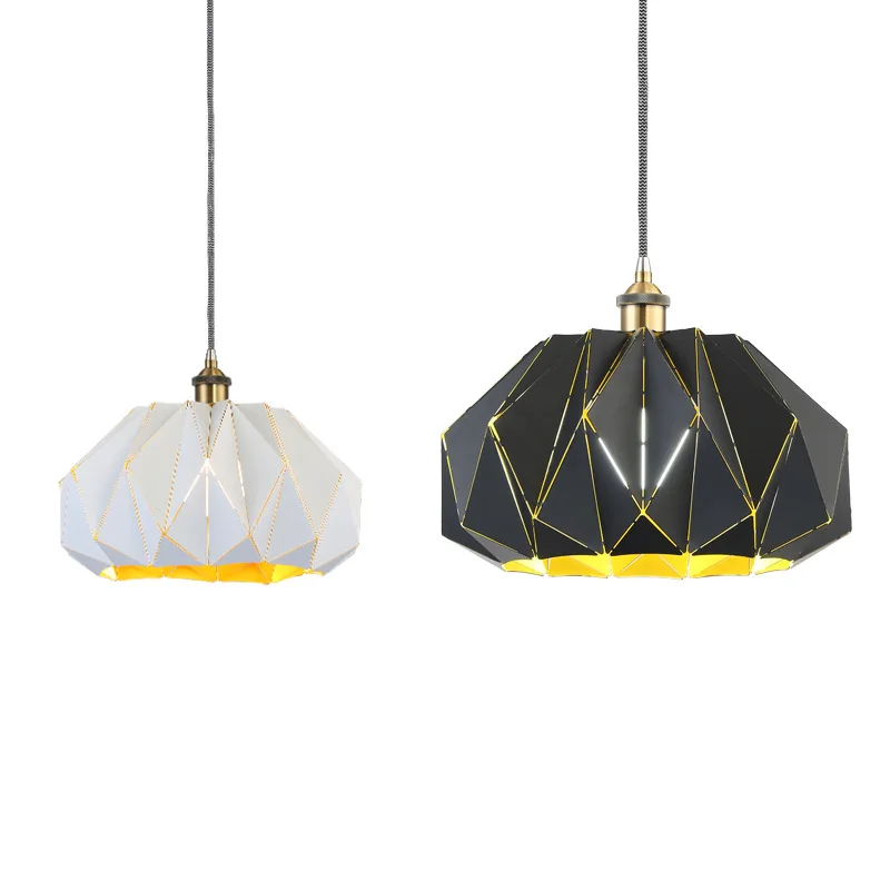 

Lamparas de techo colgante moderna Iron Pendant Lights Lighting Fixture Edison Bulb Holder Vintage Creative Hanging Lamp Home