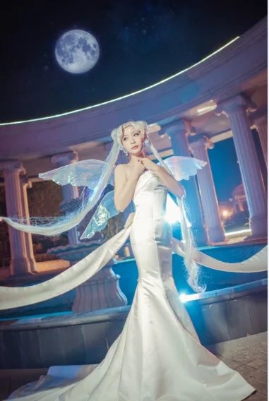 Королева/принцесса Луна косплей костюм свадебное платье 11|cosplay costume|princess serenitycosplay