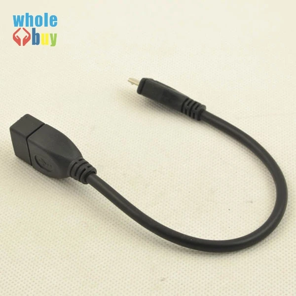 Высококачественный штекер micro 5pin к женскому USB OTG кабель для хоста данных GS2 GS MOTO