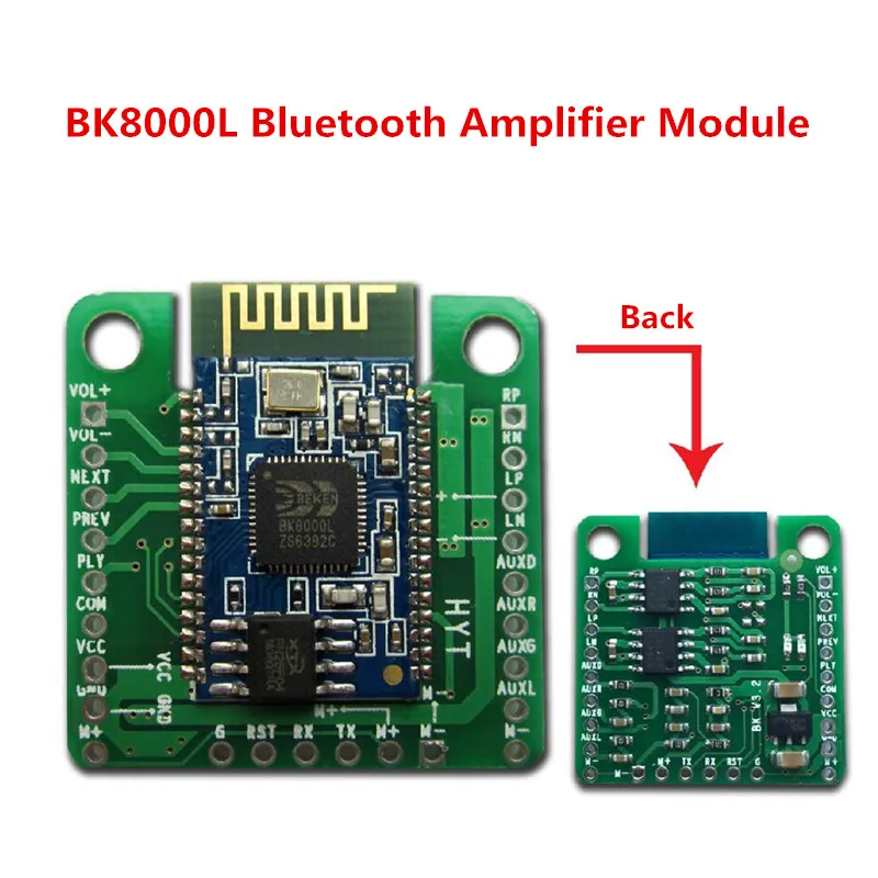 New Dual 5W Bluetooth Amplifier Board Module BK8000L AUX Audio Receiver Stereo Speaker Amplifier|audio module|amplifier board moduleaudio amplifier