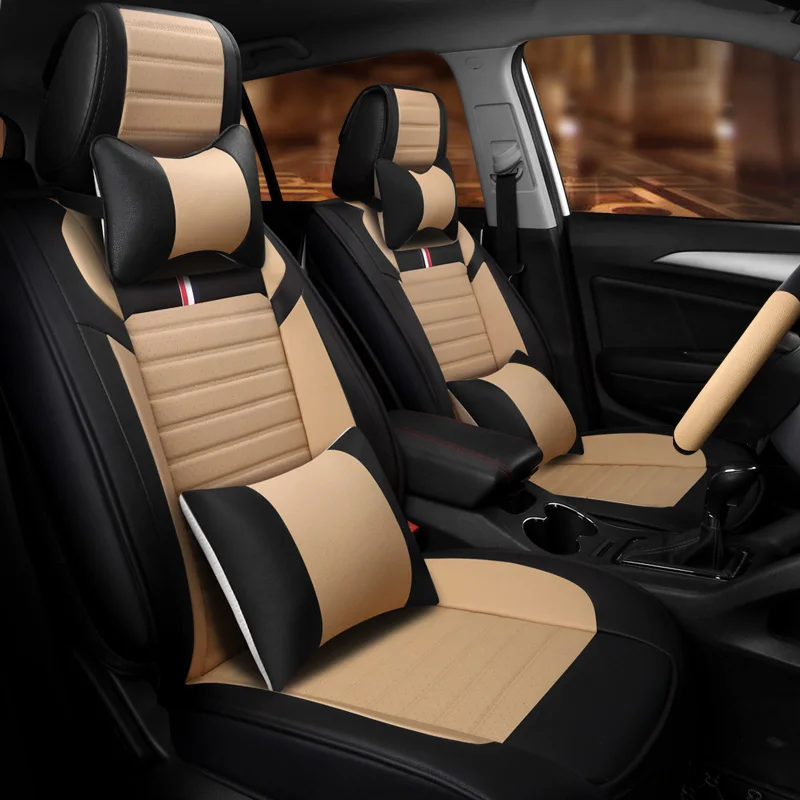 2018 Newly &amp Free shipping! Full set car seat covers + Steering wheel cover for Mitsubishi Outlander Sport 2018-2011 | Автомобили и