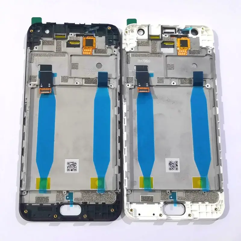 

ЖК-дисплей 5,5 дюйма для Asus Zenfone 4 selfie ZB553KL X00LD X00LDA, экран с сенсорной панелью, стекло, дигитайзер, рамка, черный/белый цвет