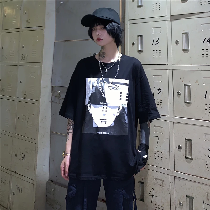 Harajuku/Одежда для пар; летняя уличная одежда; Винтажная футболка в Корейском стиле с принтом Ulzzang; футболки с коротким рукавом для женщин; топы