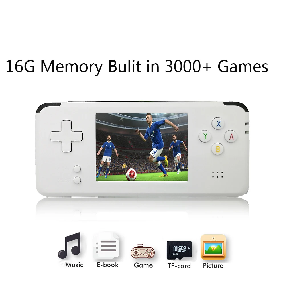 RS97 RETRO-GANE 3000 новая портативная видео портативная игровая консоль Ретро 64 бит 3 дюйма видео игра Ретро портативная консоль