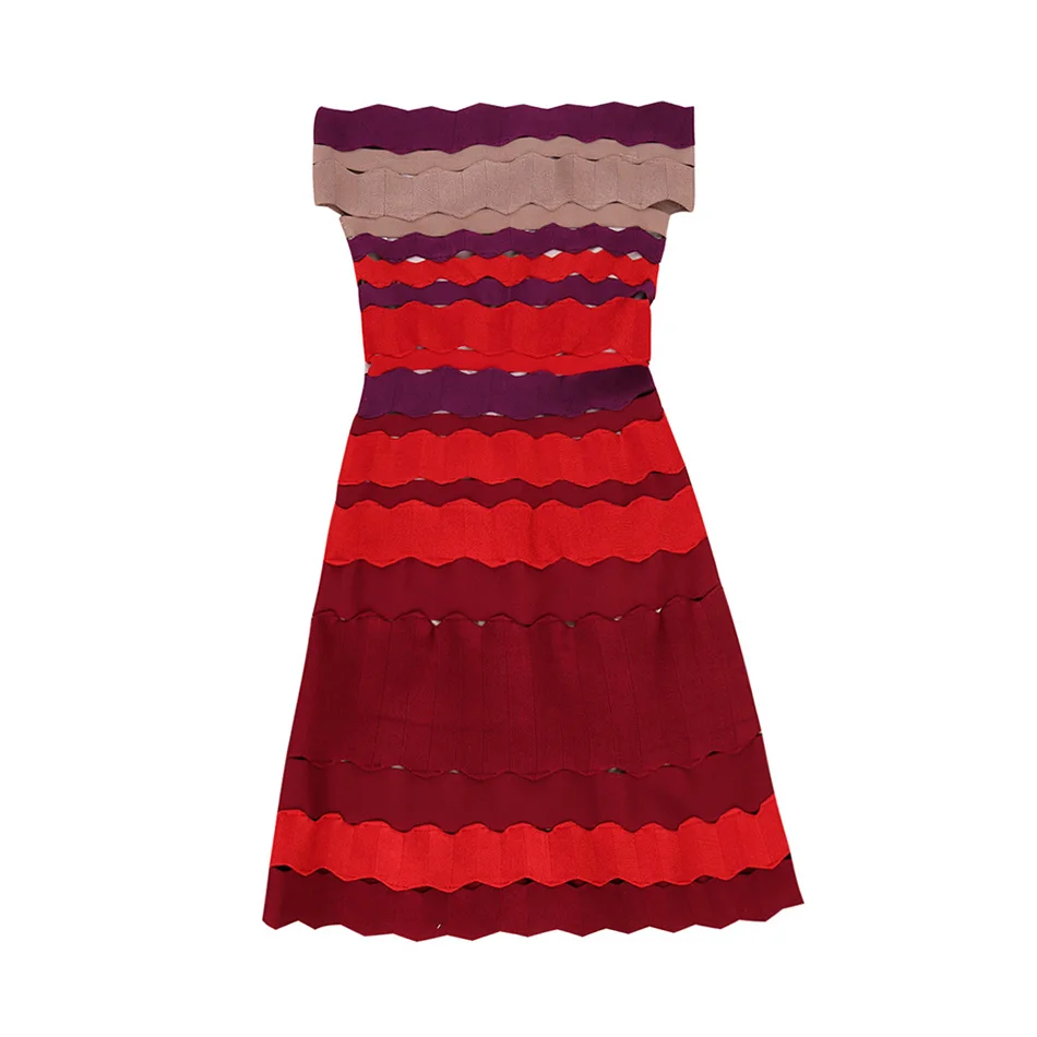 Арцу Красочные Лоскутная Slash шеи Мини женское платье Повседневное 2018 Мода от