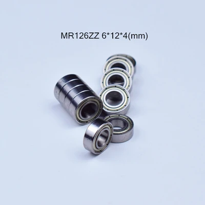 mr126zz 6x12x4(mm) Несколько размеров Миниатюрный подшипник 10 шт. подшипник MR63 MR74 MR85 MR95-105-106-115-117-126-128-137-148 металлический герметичный - Цвет: mr126zz 6x12x4(mm)