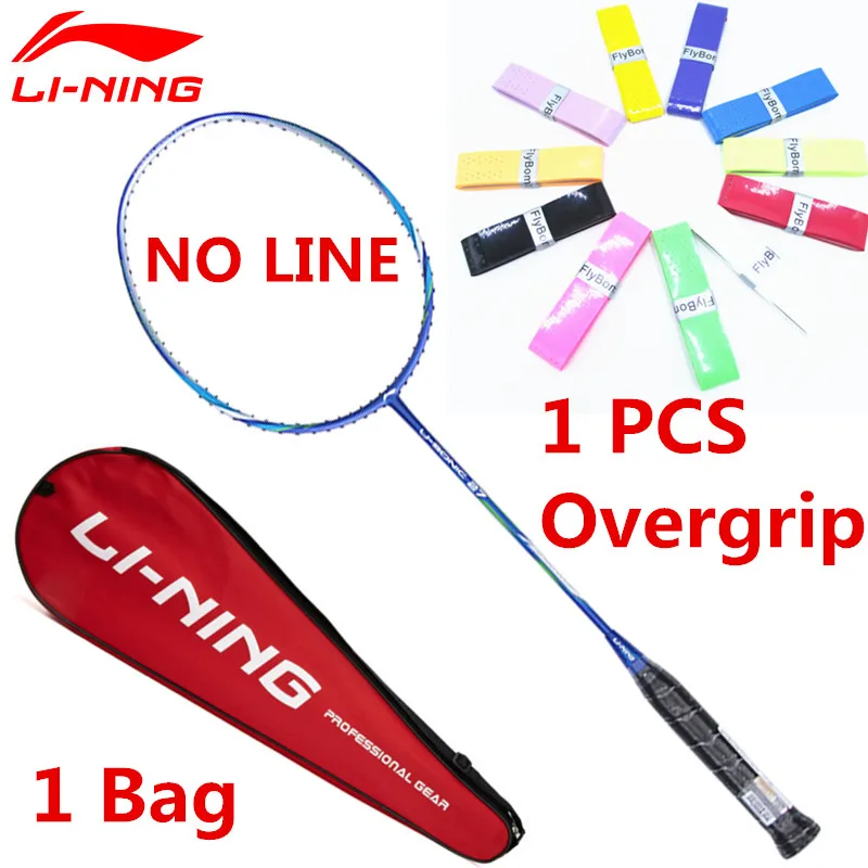 Подлинная Li-Ning профессиональная ракетка для бадминтона полностью углеродная