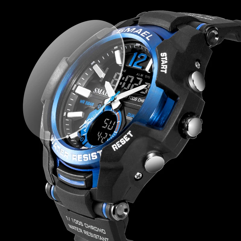 Спортивные мужские часы G style S Shock армейские цифровые светодиодные наручные