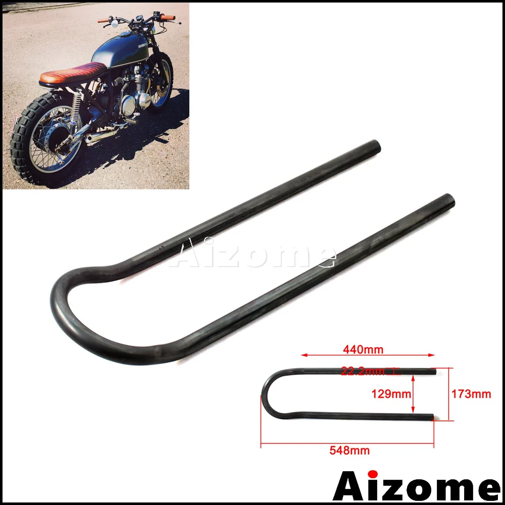 548 мм Brat Cafe Racer заднего сиденья обруч петля рамка 7/8 &quotтрубки для Honda Yamaha Сузуки