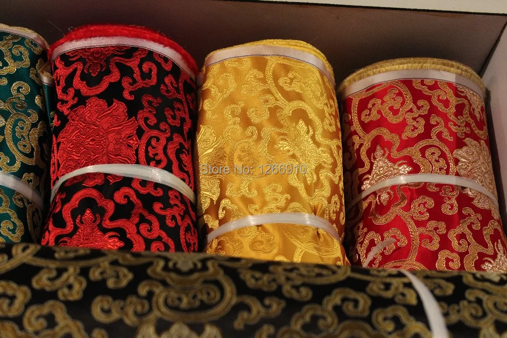 chinese silk brocade fabric cheongsam cushion qipao Classic FuGui Lucky Ruyi pattern | Дом и сад