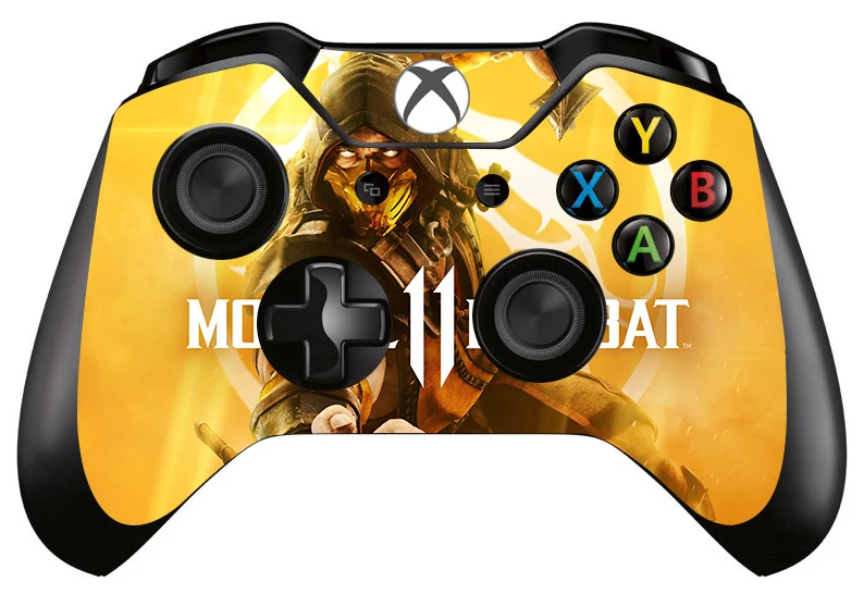 1 шт., наклейка на кожу mmoral Kombat для Microsoft Xbox one, игровой контроллер, скины, наклейка s для Xbox one, виниловый контроллер