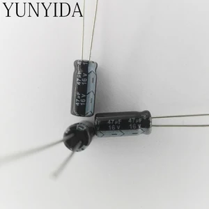 Алюминиевый электролитический конденсатор 47 мкФ 16 В 5*11 мм 50 шт.