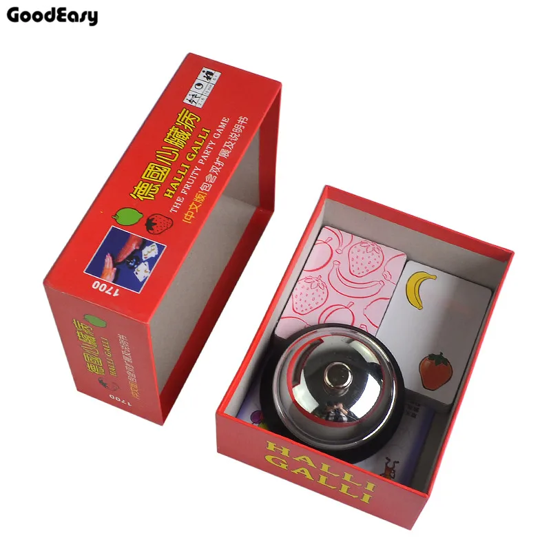 Halli Galli карты настольная игра фруктовый Экстремальная версия с металлический