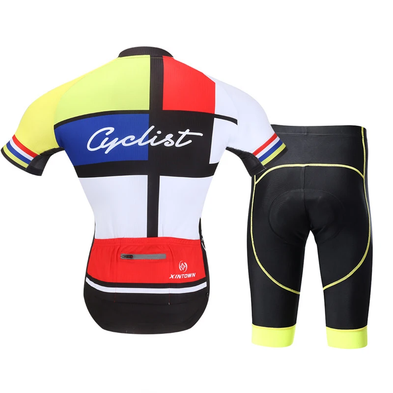 XINTOWN 2017 Pro Cycling трикотаж велосипед короткий рукав лето быстросохнущая дышащий