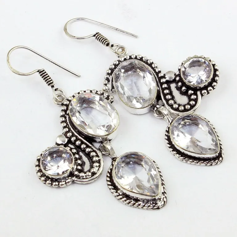 

Белые серьги Topa, 60 мм, E0132