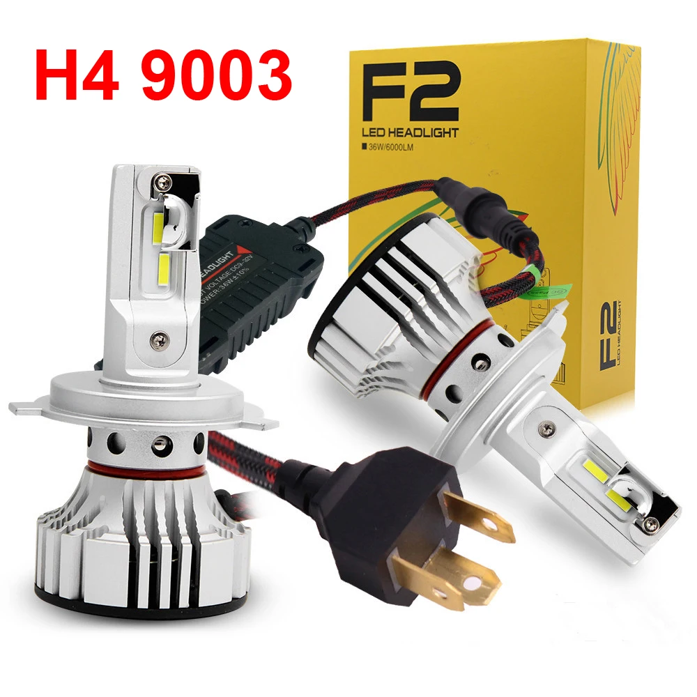 1 комплект H4 9003 HB2 F2 автомобильная светодиодная фара H1 H7 H8 H9 H11 9005 9006 9012 CSP чипы