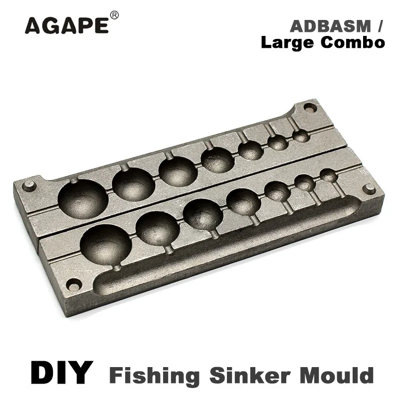 Грузила для рыбалки Agape сделай сам форма ADBASM/большой комбинированный грузила 7 г 14