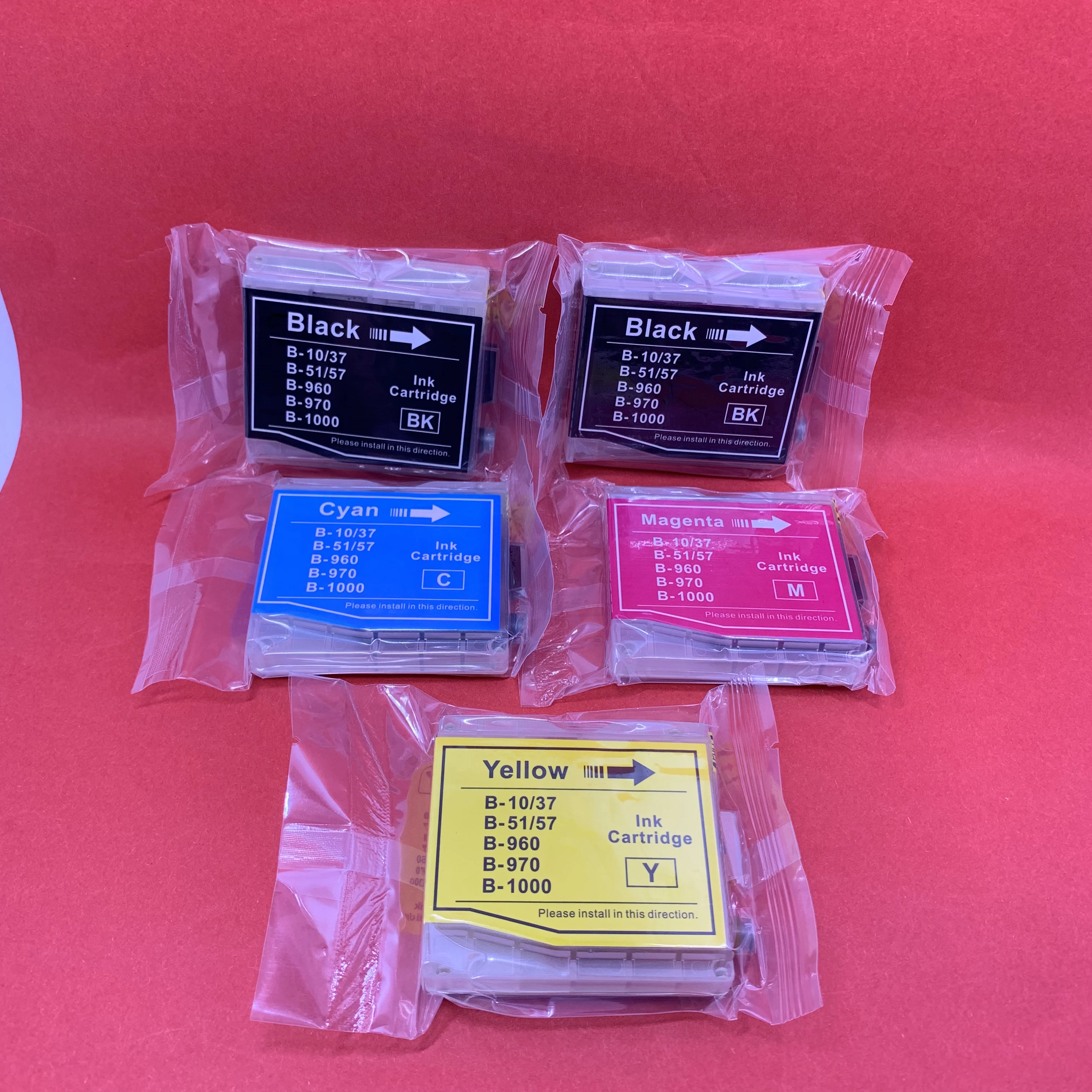 

YOTAT 2BK + 3C совместимый с LC10 LC37 LC51 LC57 LC960 LC970 LC1000 чернильный картридж для Brother DCP-130C 135C 150C строчный принтер