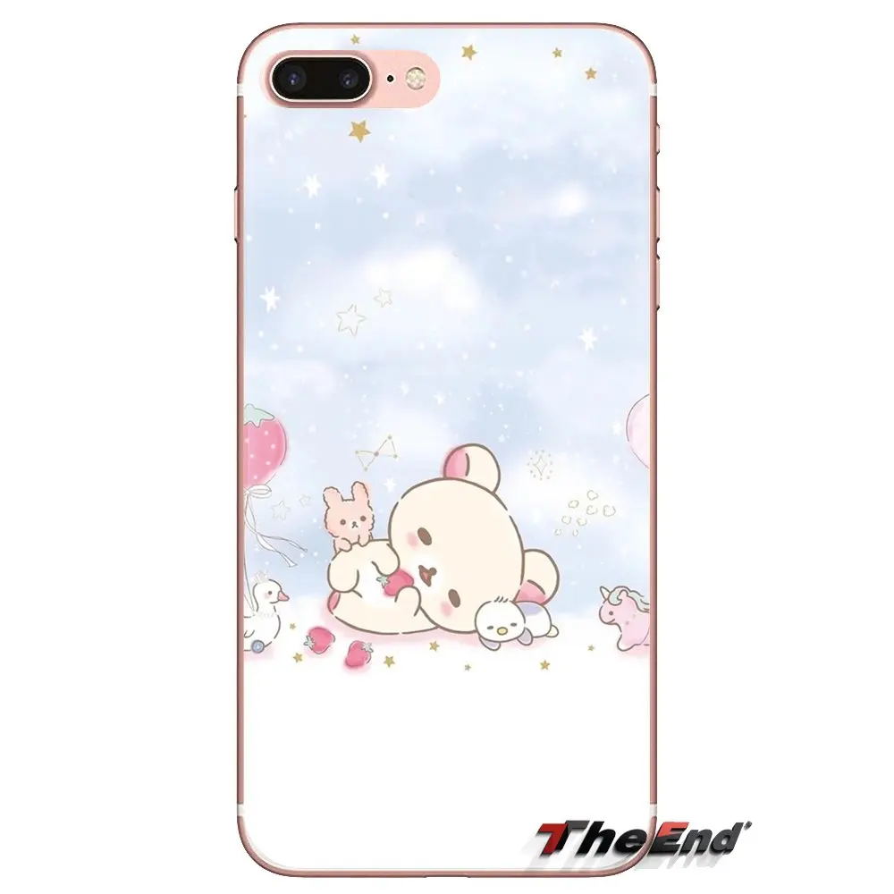 Rilakkuma кошка обои для телефона силиконовый чехол Samsung Galaxy S3 S4 S5 Mini S6 S7 Edge S8 S9 S10 Plus Note 3