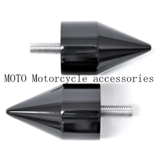 

Chrome/Black Bar Ends Hand Grip For Ninja EX250R/500R/650R ZX-6R 636 ZX-10R ZX-12R ZX750 7R 9R ZRX1100/1200 BAR ENDS