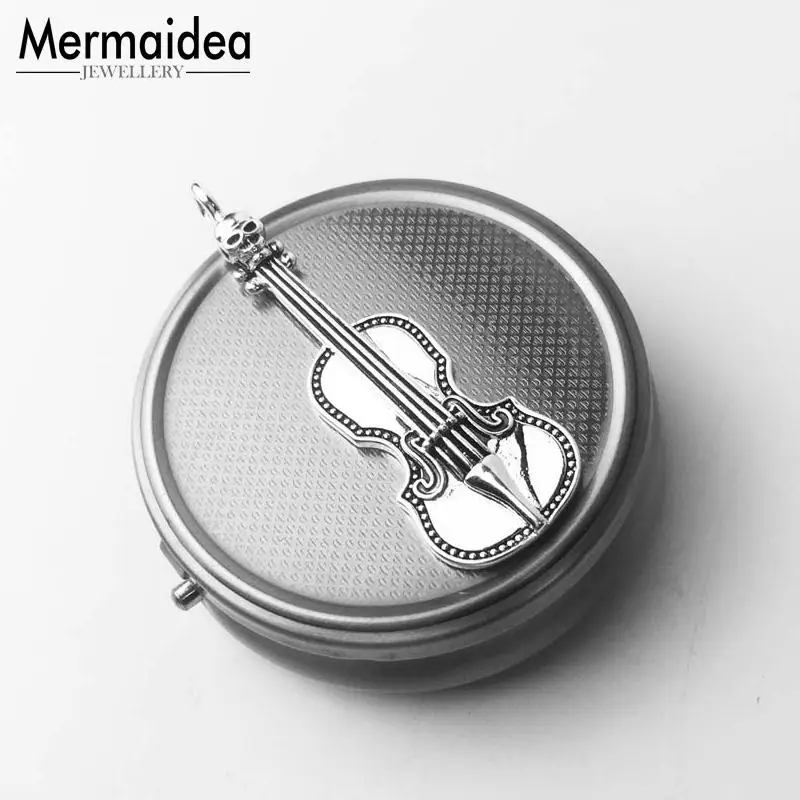 Кулон череп скрипка 2020 модные ювелирные изделия Стиль Bijoux ожерелье аксессуары